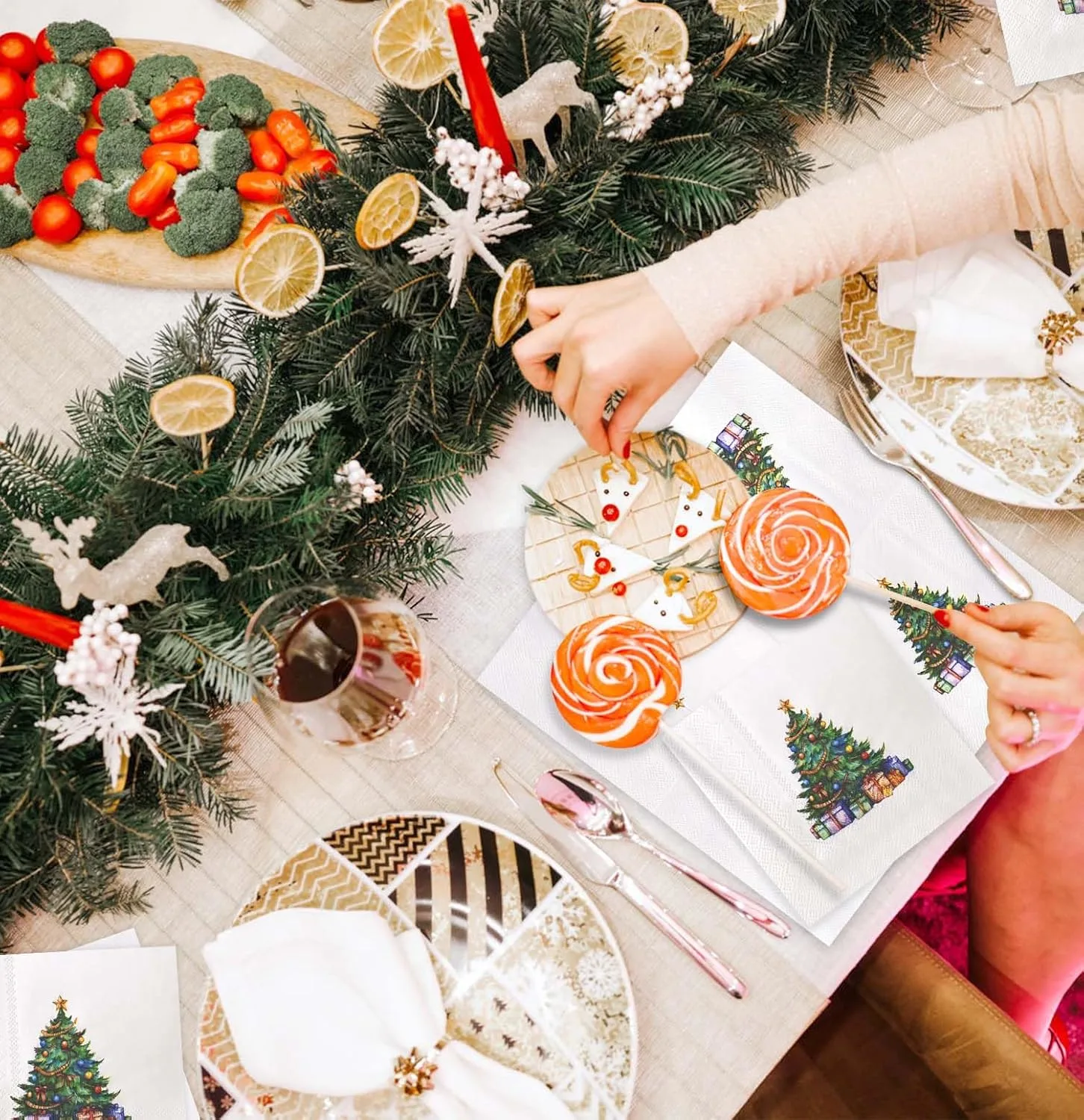 christmas tree napkins 5