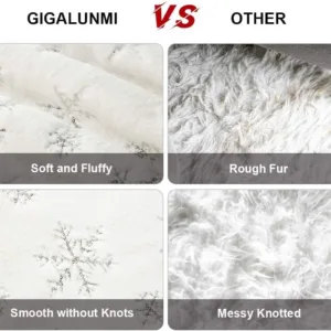 christmas tree skirt white 2