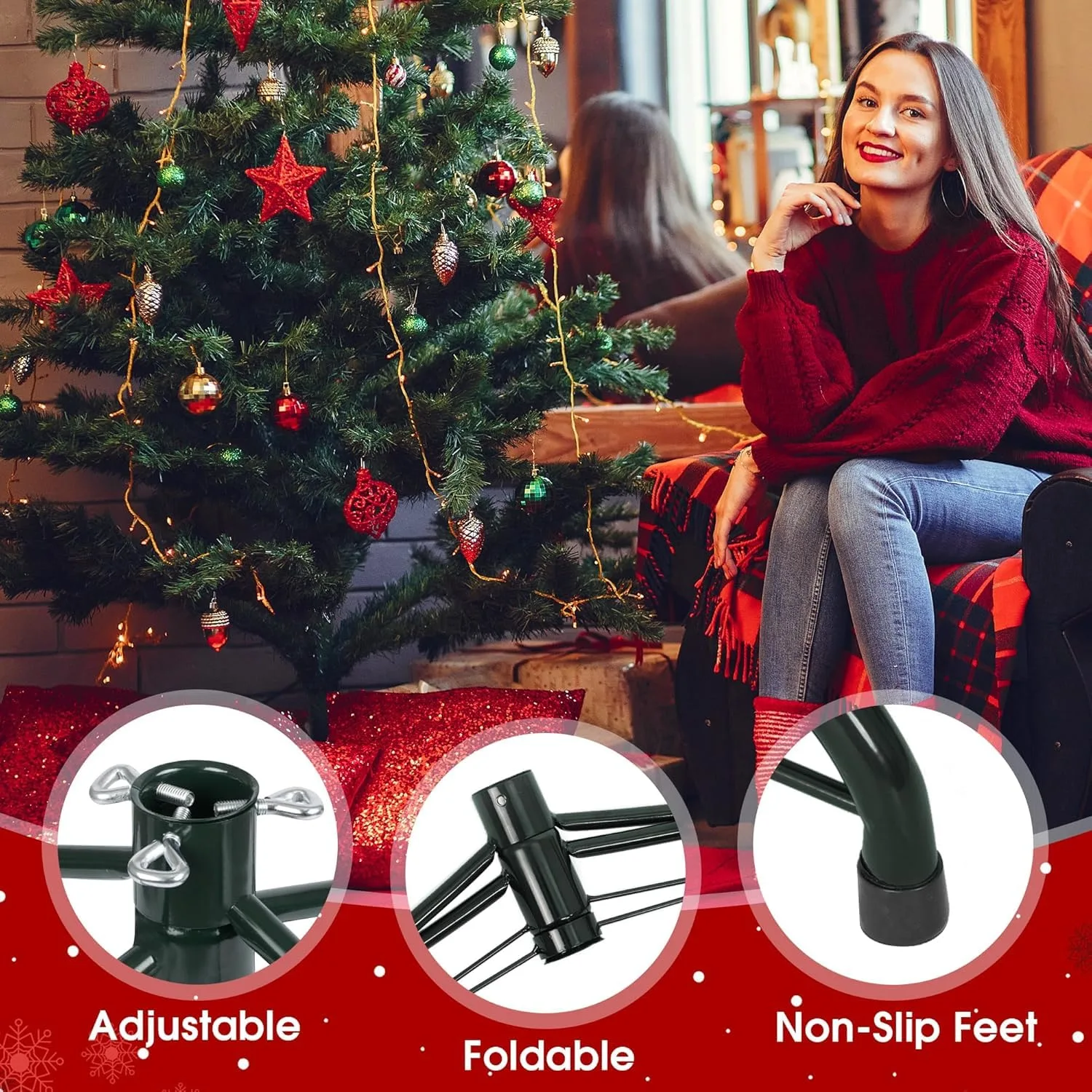 christmas tree stand foldable 3