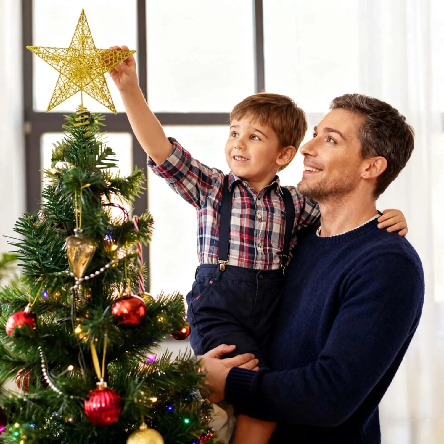 christmas tree topper star 5