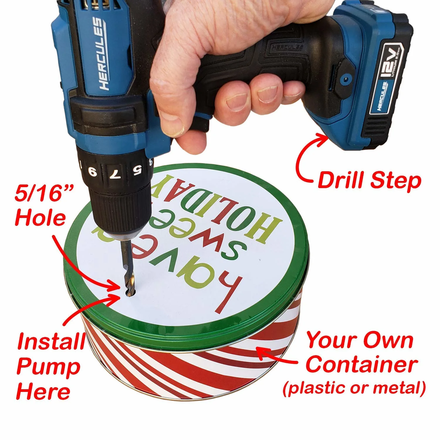 christmas tree watering system 3