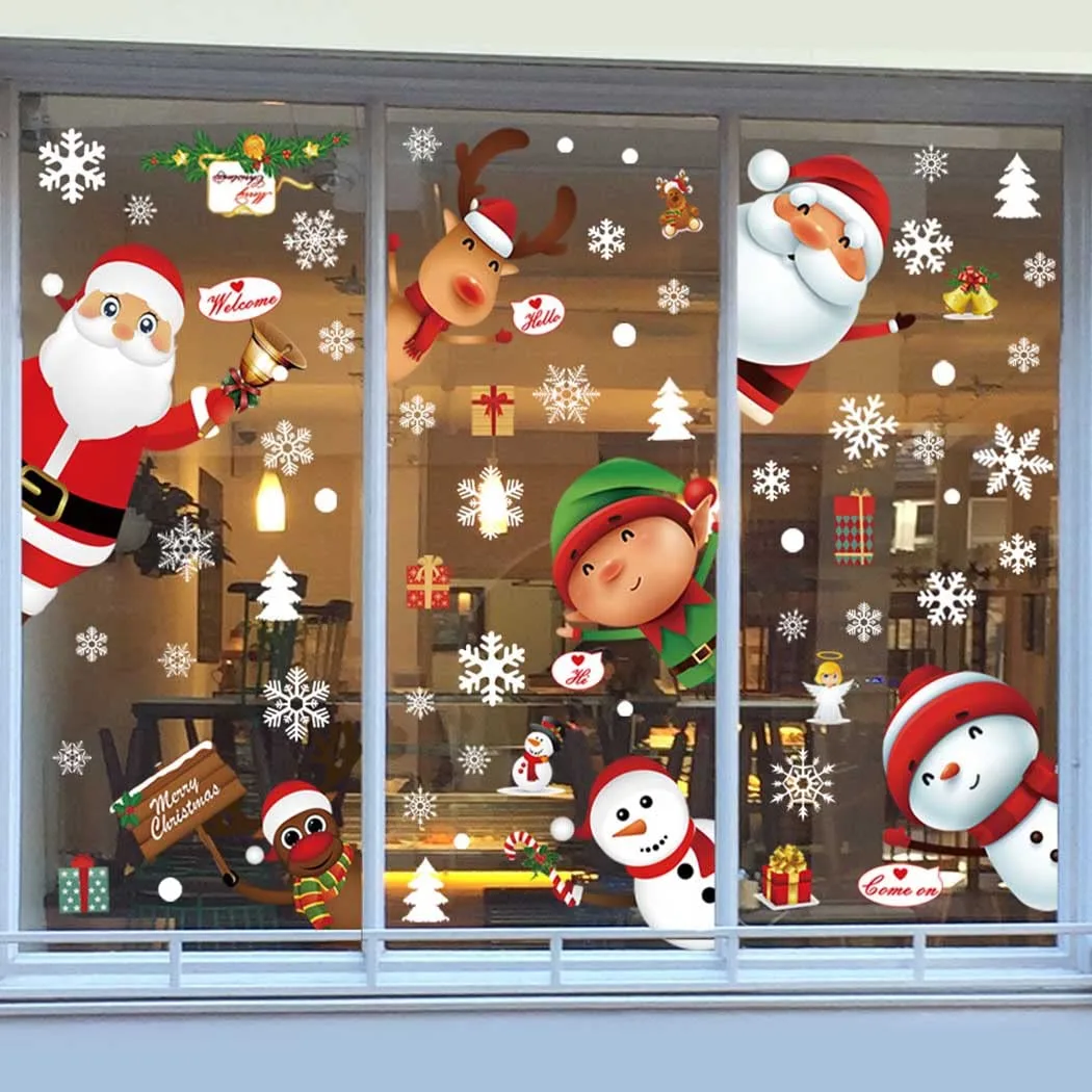 christmas window clings 1