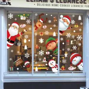 christmas window clings 4