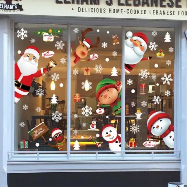 christmas window clings 4