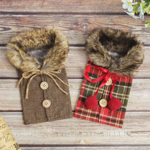 christmas wine bottle cover 5