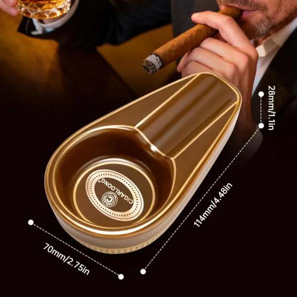 cigar ashtray ceramic portable 4