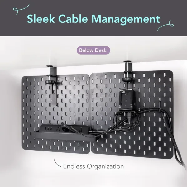 clamp on desk pegboard 6