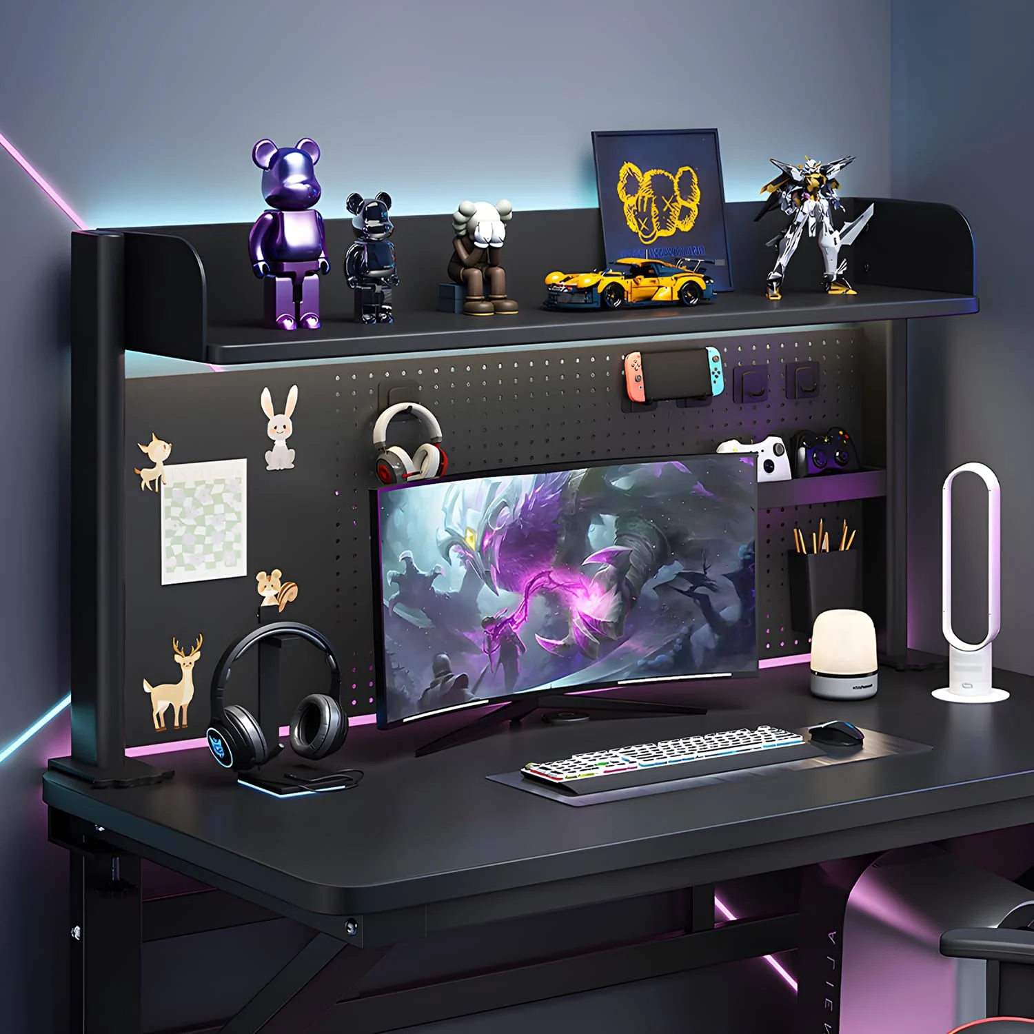 clamp on desk shelf 7