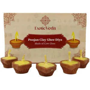 clay diya ghee wicks 1