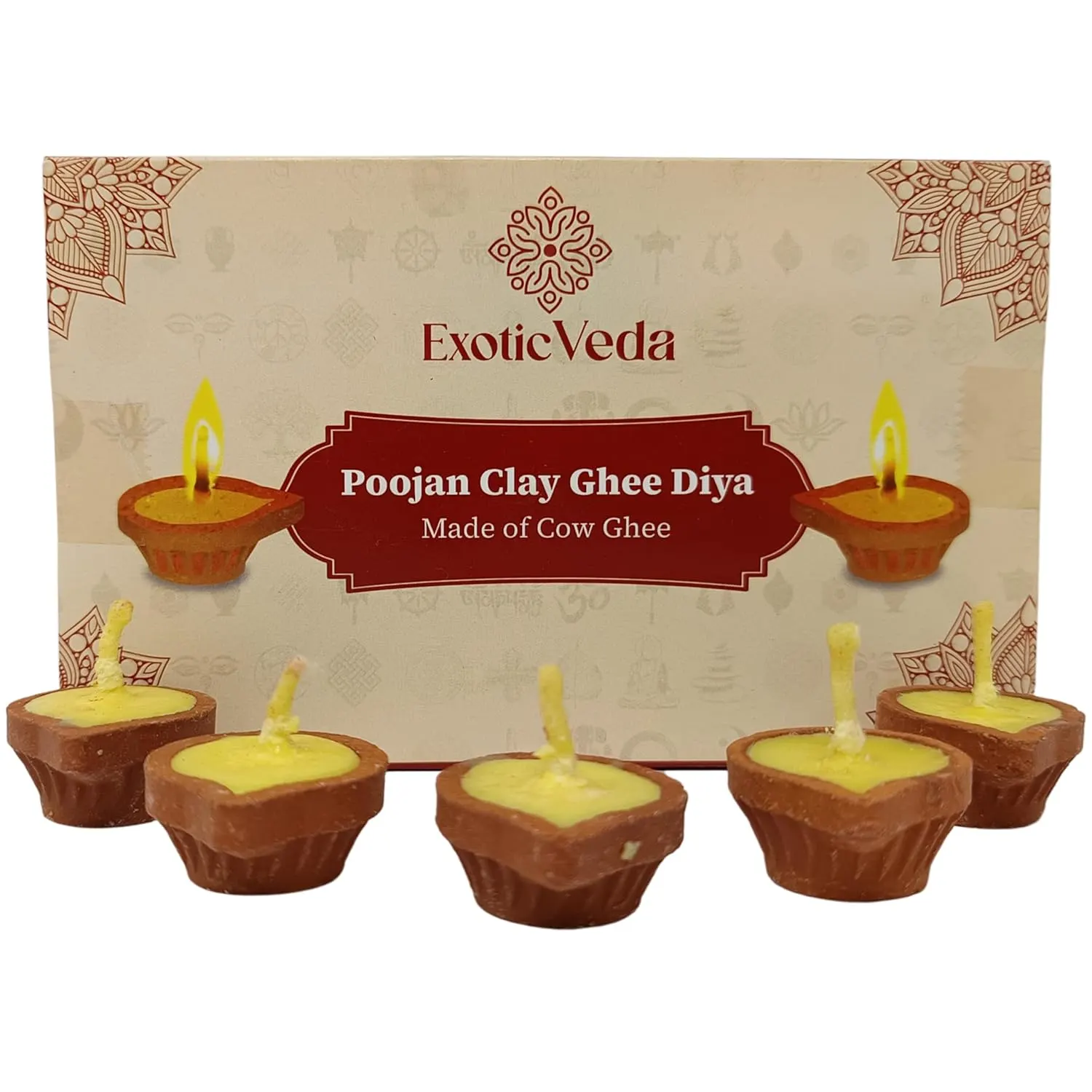 clay diya ghee wicks 1