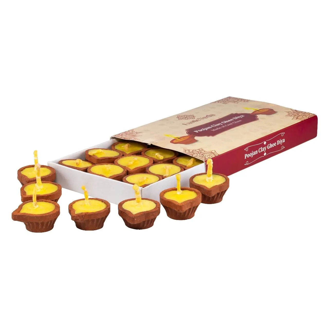 clay diya ghee wicks 4