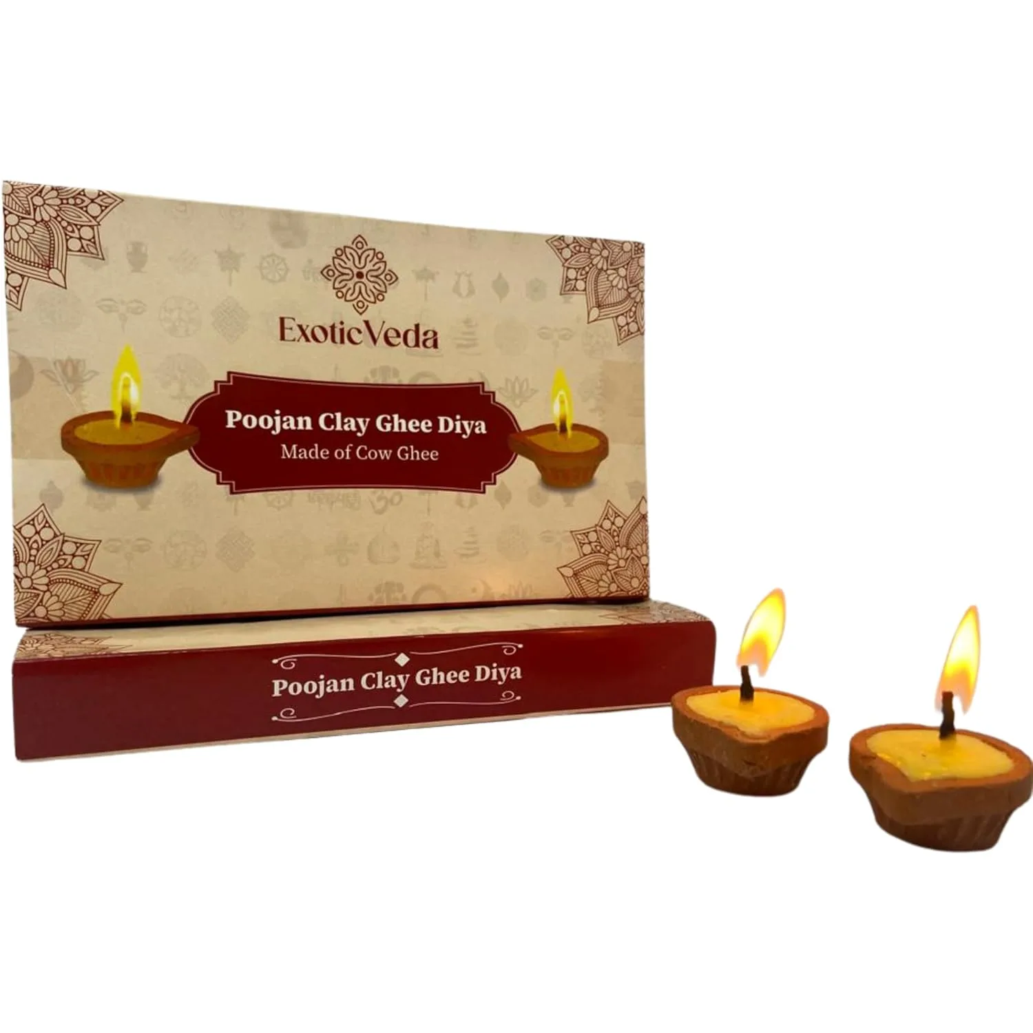 clay diya ghee wicks 7