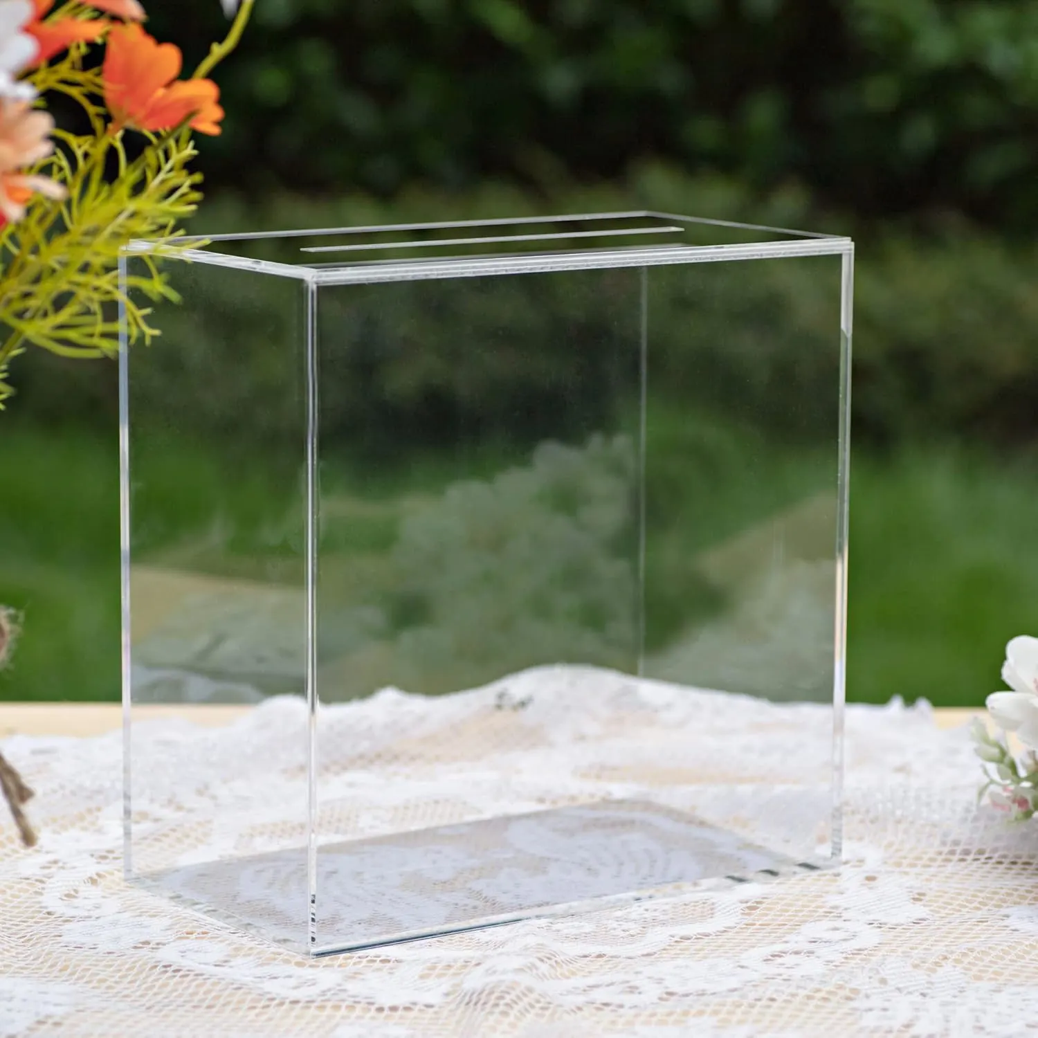 clear acrylic card box 1