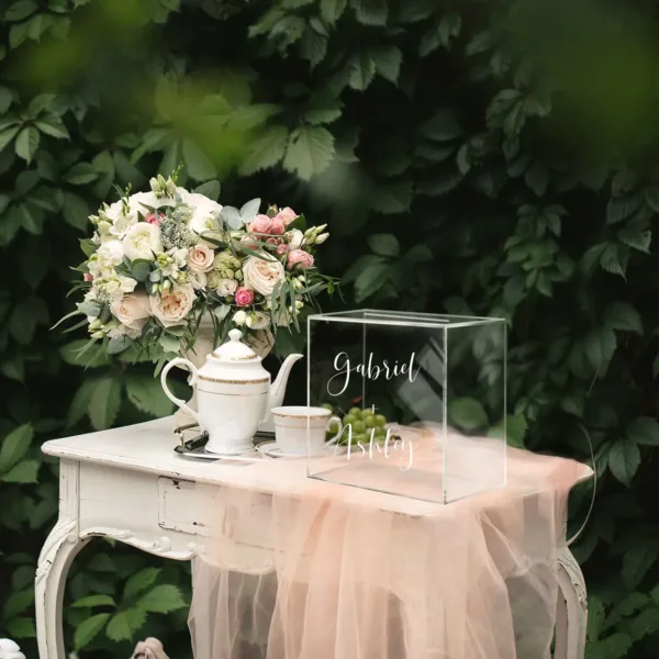 clear acrylic card box 6