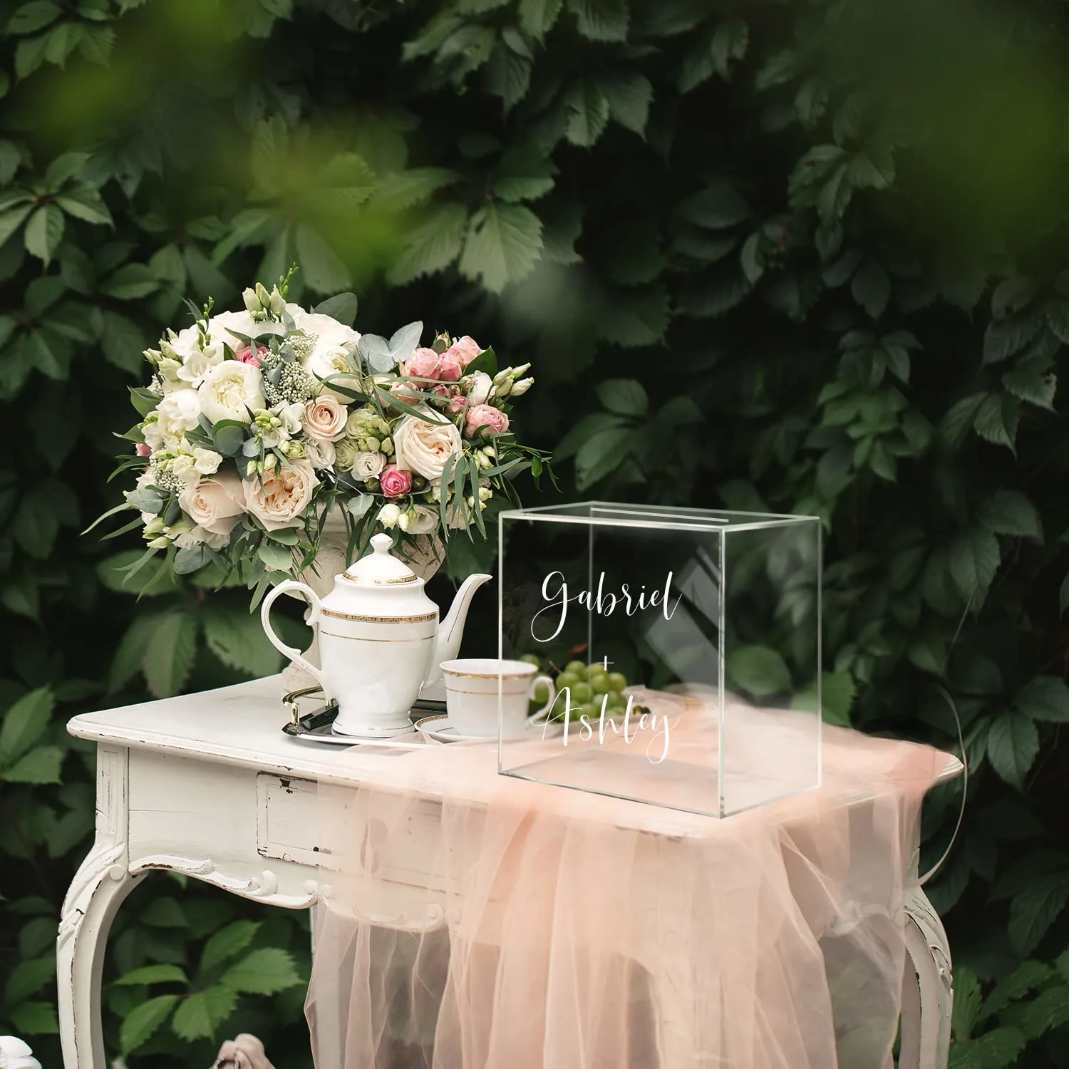 clear acrylic card box 6