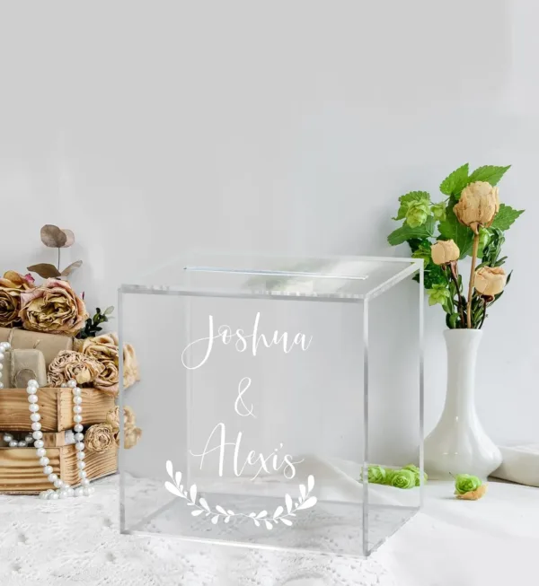 clear acrylic card box 7