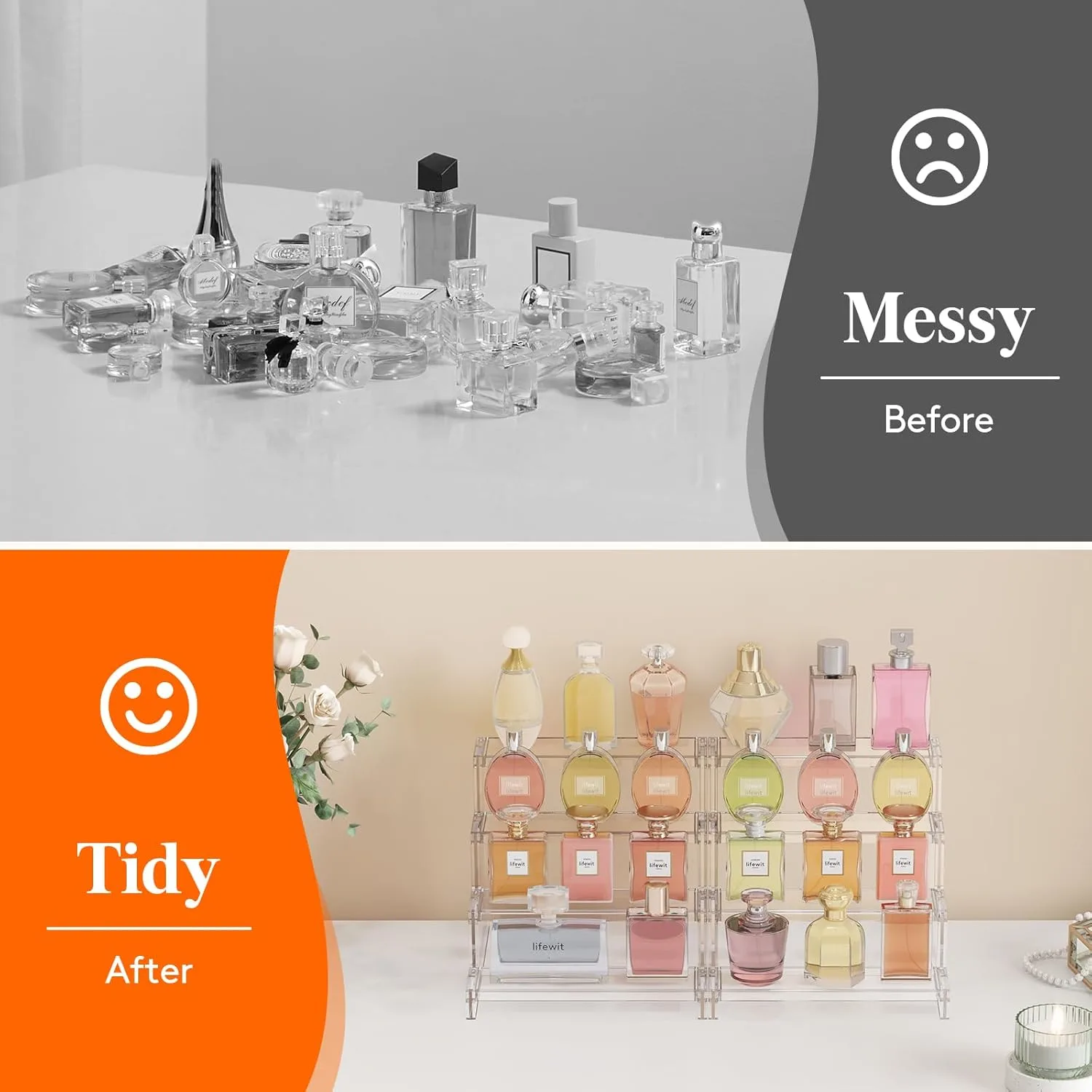 clear display riser 3