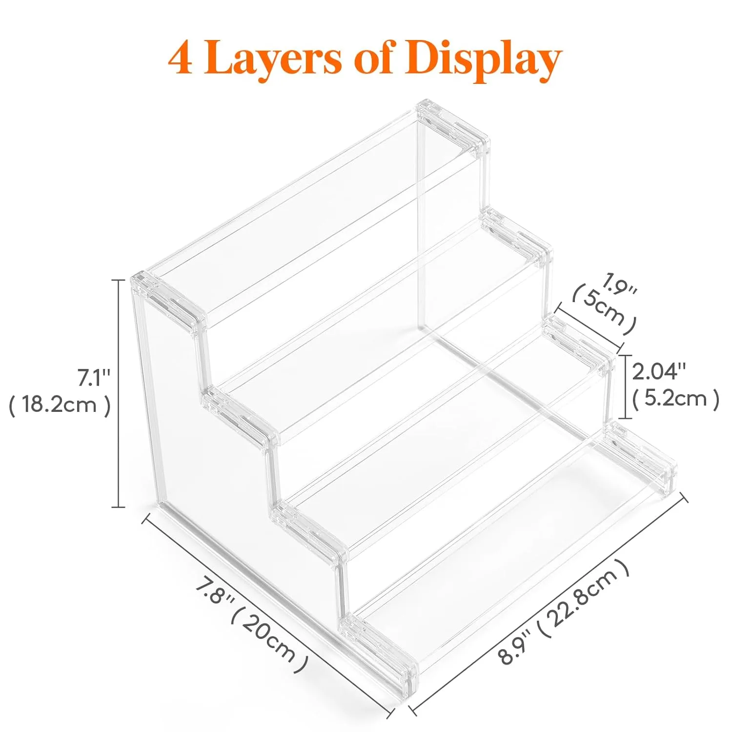 clear display riser 5