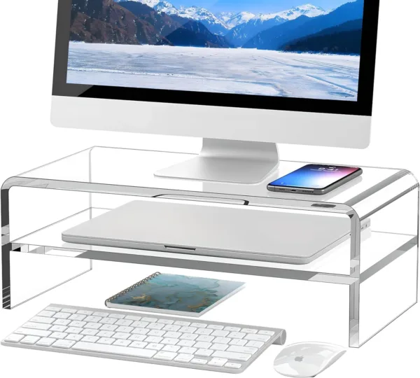clear monitor stand 1