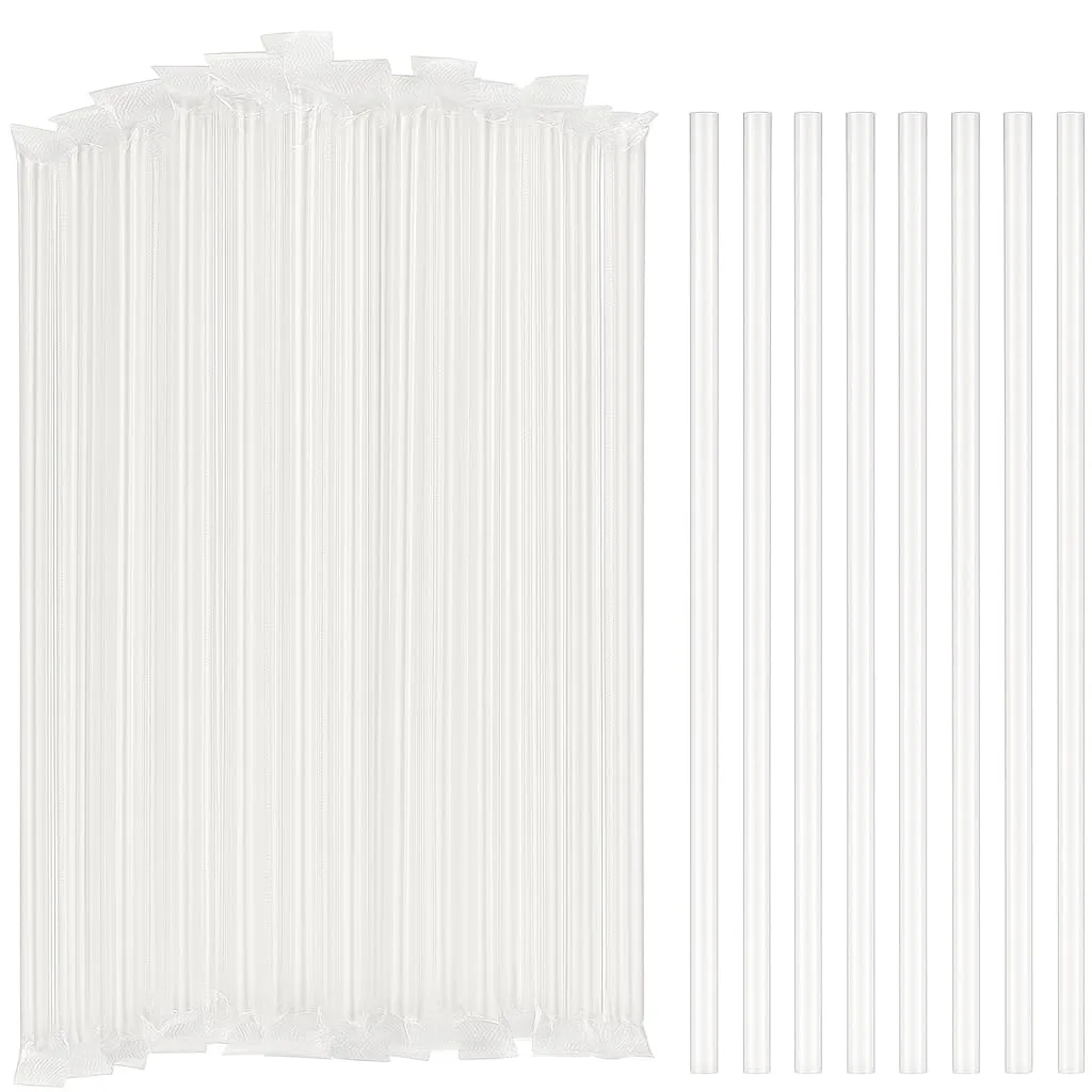 clear plastic straws pack 1