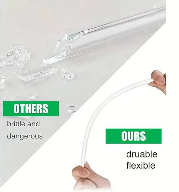 clear plastic straws pack 5