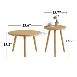 coffee table bamboo 2