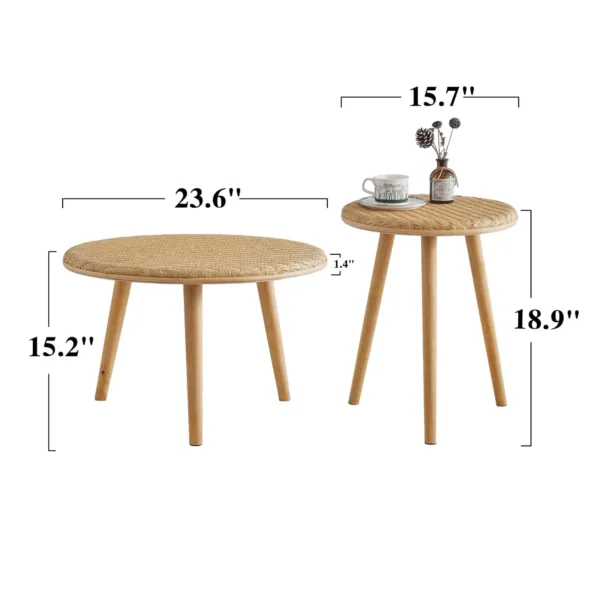 coffee table bamboo 2
