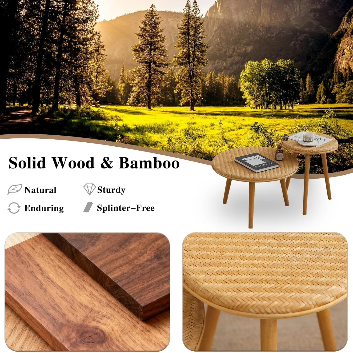 coffee table bamboo 7
