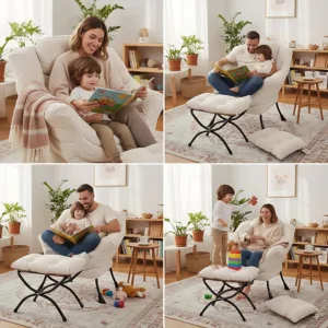 comfy armchair footstool 4