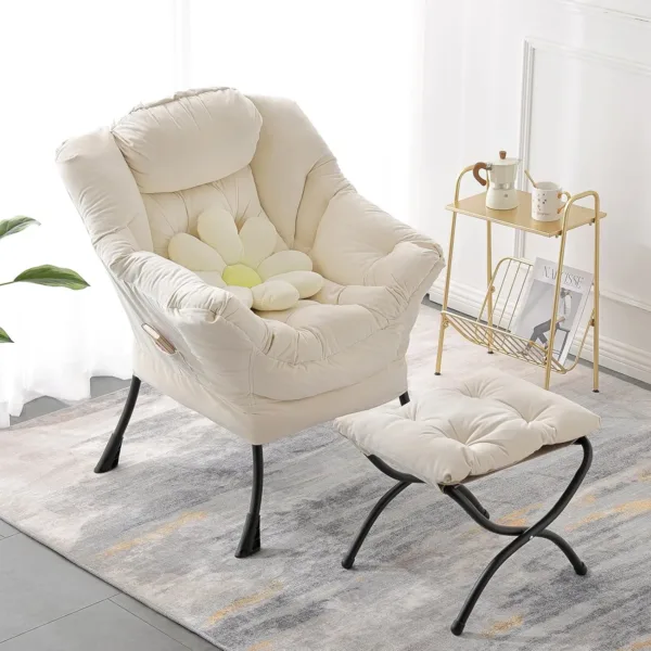 comfy armchair footstool 7