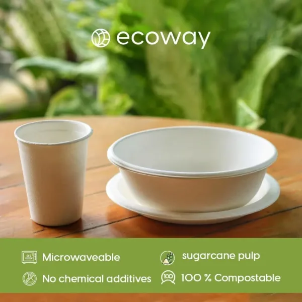 compostable dinnerware set 4