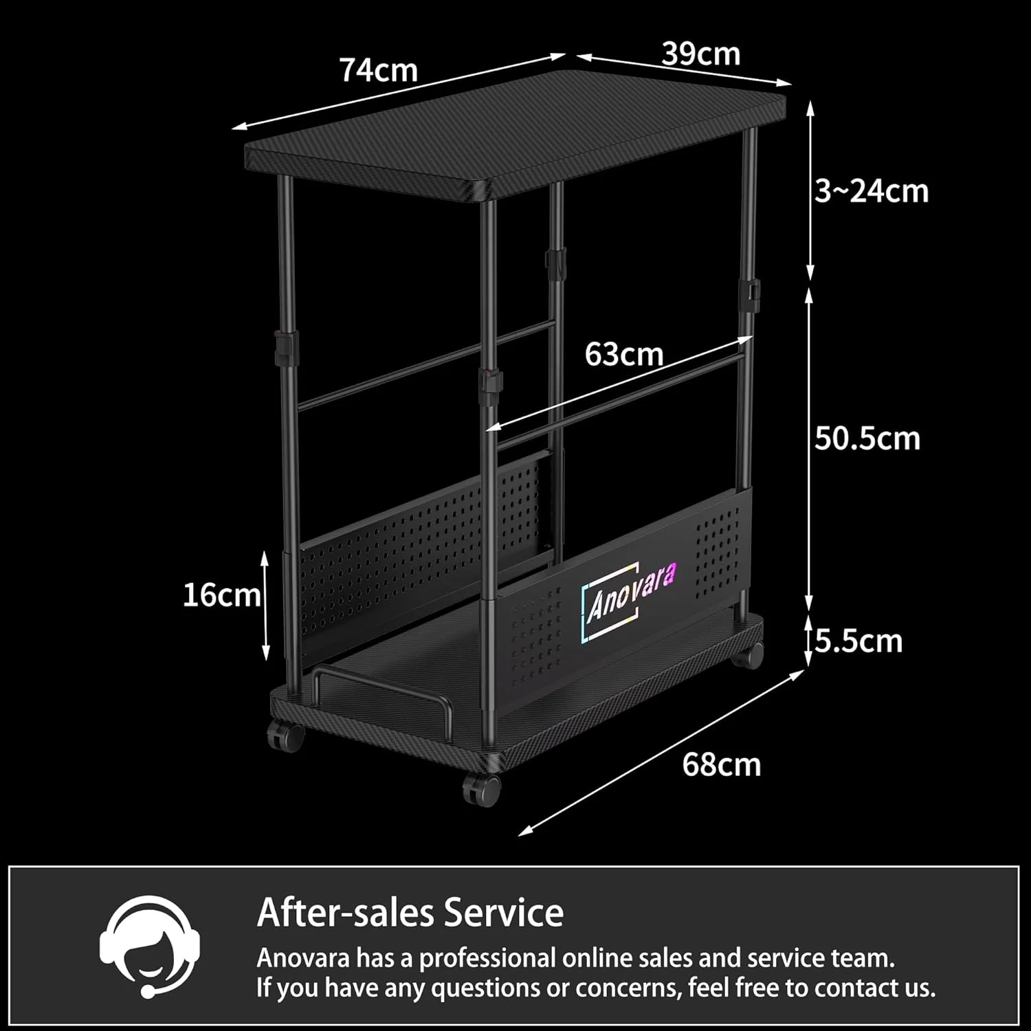 computer cart pc stand 7