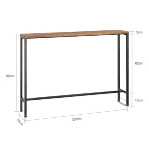 console table narrow side 3