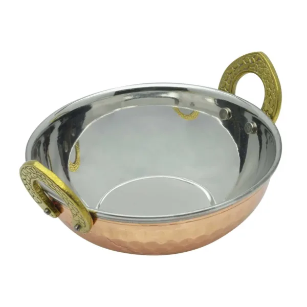 copper kadai bowl 1