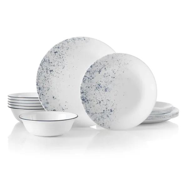 corelle dinnerware set white 1