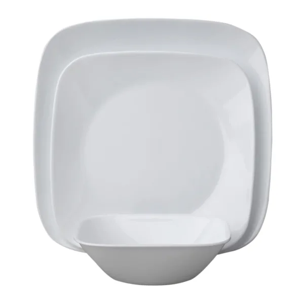 corelle pure white dinnerware 1