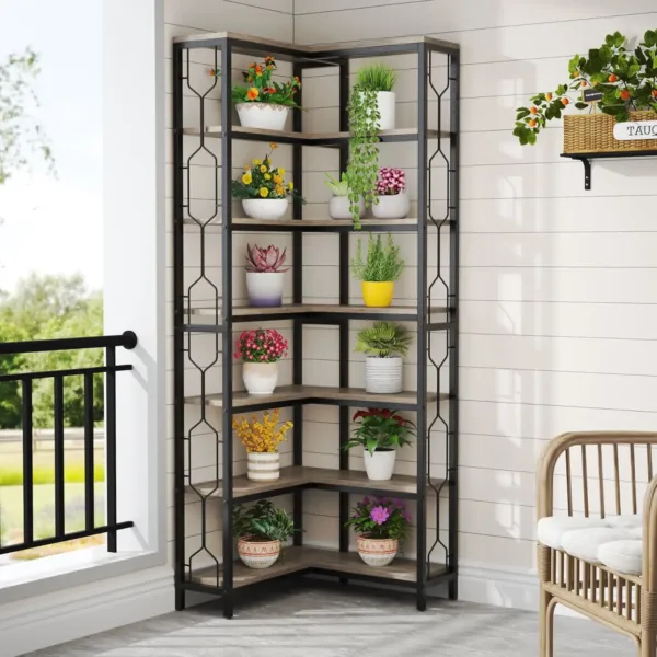 corner bookcase bookshelf 6