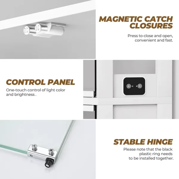 corner display cabinet 7