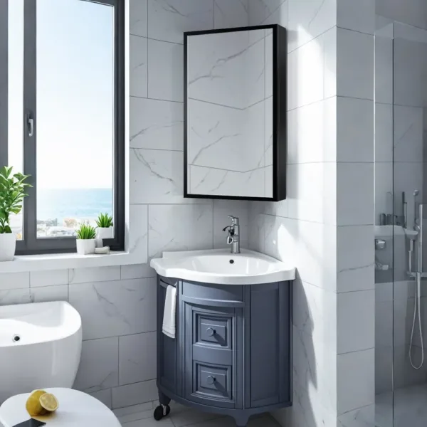 corner mirror cabinet 1