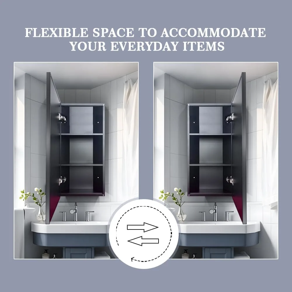 corner mirror cabinet 6