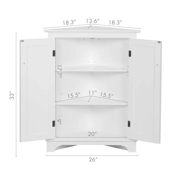 corner storage cabinet 2