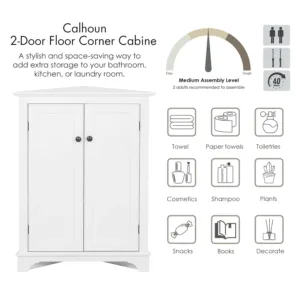 corner storage cabinet 6