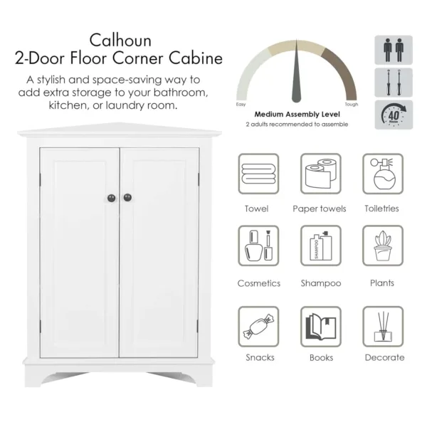 corner storage cabinet 6