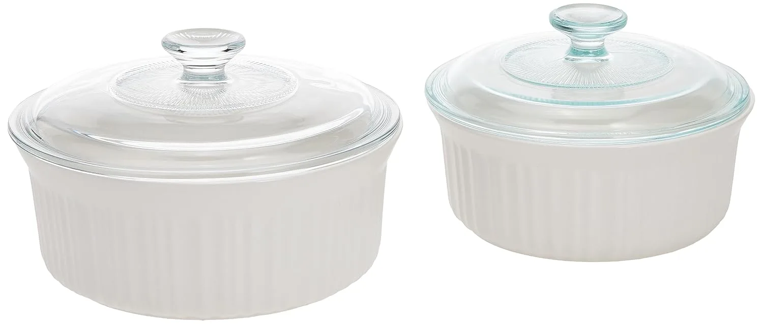 corningware french white set 5