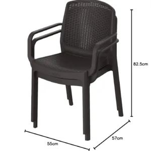 cosmoplast cedarattan armchair 2