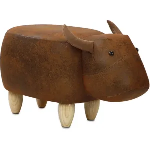 cow ottoman foot stool 1