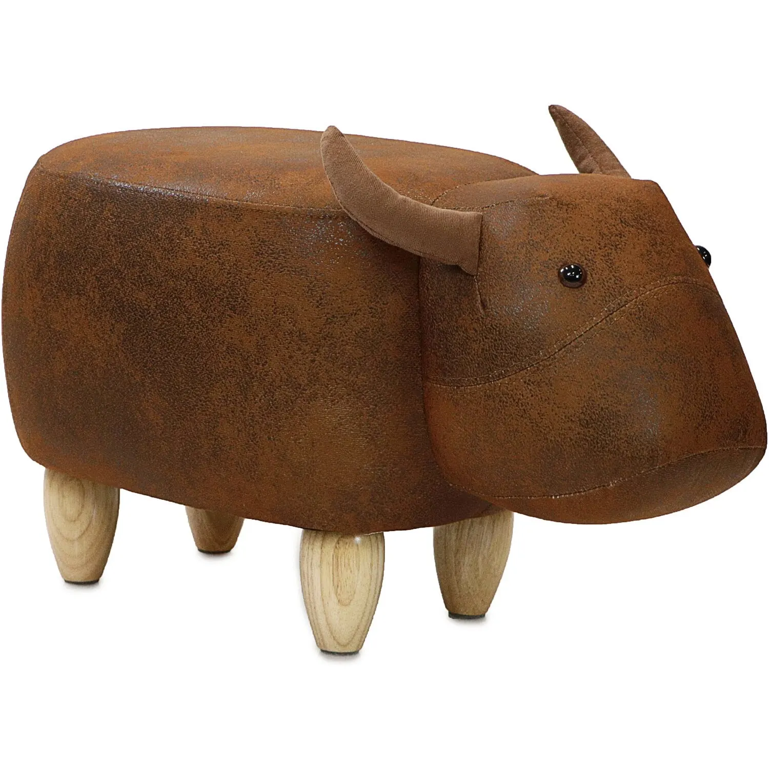 cow ottoman foot stool 1