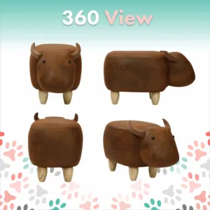 cow ottoman foot stool 6