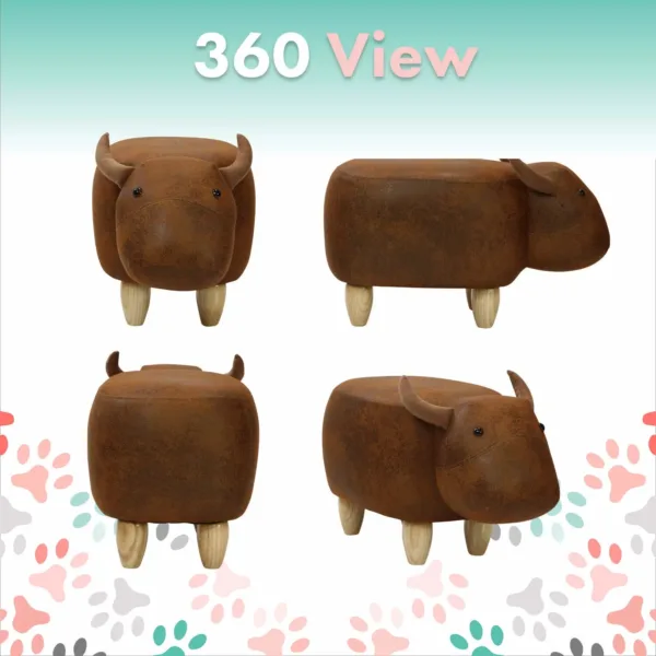 cow ottoman foot stool 6