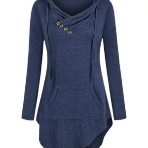 cowl neck tunic top 1